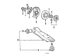 Diagram for Mitsubishi Cordia Wheel Cylinder Repair Kit - 4605B961