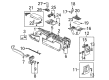Diagram for Mitsubishi Blower Motor Resistor - MR568128
