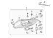 Diagram for Mitsubishi Lancer Car Bulbs - MS820055