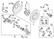 Diagram for Mitsubishi Brake Pads - 4605C012