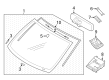Diagram for Mitsubishi Windshield - 6102B518