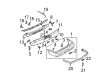 Diagram for Mitsubishi Lancer Bumper - MN126689
