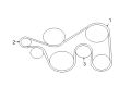 Diagram for Mitsubishi Drive Belt - MN137520