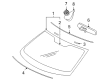 Diagram for Mitsubishi Outlander Windshield - 6102B049