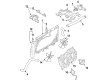 Diagram for Mitsubishi Engine Cooling Fan - MR993006