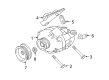 Diagram for Mitsubishi Alternator Bracket - MD375319