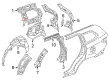 Diagram for Mitsubishi Fender Splash Shield - 5228A345