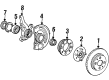 Diagram for Mitsubishi Eclipse Wheel Cylinder Repair Kit - 4605B976