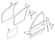 Diagram for Mitsubishi Weather Strip - MR599968