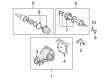 Diagram for Mitsubishi Differential - MR567343X