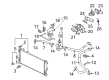Diagram for Mitsubishi Radiator - MZ691046