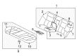 Diagram for Mitsubishi Cup Holder - MR958931YC
