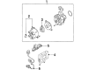 Diagram for Mitsubishi Distributor Rotor - MD619216