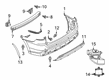 Diagram for Mitsubishi Bumper - 85010W002P