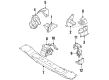 Diagram for Mitsubishi Montero Engine Mount - MB691282