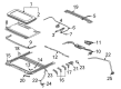 Diagram for Mitsubishi Lancer Weather Strip - 5852A002