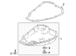 Diagram for Mitsubishi Transmission Pan - 2705A036