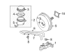 Diagram for Mitsubishi Brake Booster - MR569690