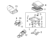 Diagram for Mitsubishi Air Filter Box - MN153353