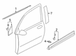 Diagram for Mitsubishi Door Moldings - 5727A728HB