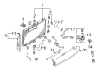 Diagram for Mitsubishi Radiator - MZ690925