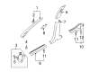 Diagram for Mitsubishi Outlander Pillar Panels - MR975213HA