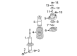 Diagram for Mitsubishi Outlander PHEV Coil Springs - 55020W280P