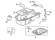 Diagram for Mitsubishi Dipstick - MN158678