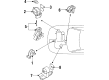 Diagram for Mitsubishi Diamante Engine Mount Bracket - MR333029