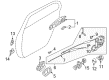 Diagram for Mitsubishi Exterior Door Handle - MR978110HF