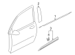 Diagram for Mitsubishi Outlander PHEV Door Moldings - 5727A292