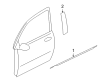 Diagram for Mitsubishi Outlander Door Moldings - 5727A008
