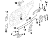 Diagram for Mitsubishi Diamante Door Lock - 5745A164
