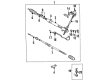 Diagram for Mitsubishi Rack and Pinion Boot - MB501711
