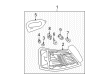 Diagram for Mitsubishi Galant Tail Light Lens - 8330A547