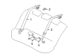 Diagram for Mitsubishi Lancer Seat Belt - 7000A977