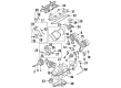 Diagram for Mitsubishi Timing Cover Gasket - MD191946