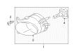Diagram for Mitsubishi Lancer Fog Light - 8321A463