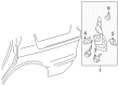 Diagram for Mitsubishi Mud Flaps - MN133150