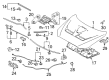 Diagram for Mitsubishi Hood - 5900A586