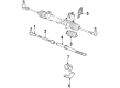 Diagram for Mitsubishi Rack & Pinion Bushing - MB501119