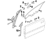 Diagram for Mitsubishi Diamante Window Regulator - MR989817