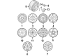 Diagram for Mitsubishi Lug Nuts - MB579290