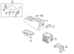 Diagram for Mitsubishi Center Console Latch - MR550423