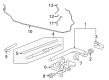 Diagram for Mitsubishi Wiper Motor - 8253A105