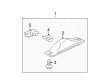 Diagram for Mitsubishi Galant License Plate Lights - MN161796