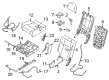 Diagram for Mitsubishi Outlander Seat Covers - 6902F112HA