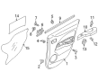 Diagram for Mitsubishi Mirage G4 Weather Strip - 5736A401