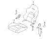 Diagram for Mitsubishi Lancer Seat Switch - MR789090