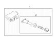 Diagram for Mitsubishi TPMS Sensor - 4250C386